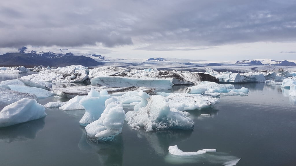 Jökulsárlón Gletscher See am Vatnajökull